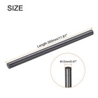 4pcs Carbon Fiber Rod 12mm X 300mm For Rc Airplane Kite Wing Tube Quadcopter Arm
