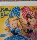 Vintage Merrill  betty Blue And Patty Pink  Paper Dolls 1940 s- Original
