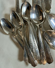 Simeon L   George H Rogers Co  Oneida Ltd 50 Pieces Xtra Plate Jasmine Pattern