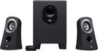 Z313 2 1 Multimedia Speaker System With Subwoofer  Full Range Audio  50 Watts   