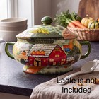 Vintage Wcl Harvest Farm Barn Covered Soup Tureen Pumpkin Fall Decor