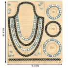 Petoysoso Bead Boards For Jewelry Making  Bamboo Beading Board For Necklace     