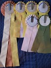  milford Orange Saddle Pals  Horse Show Ribbons Equestrian Events Vintage Awards