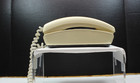 Vintage Western Electric Bell System Cream Colored Rotary Trimline Desk Phone
