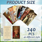 240 Pcs Catholic Saint Prayer Cards Bulk Holy Prayer Cards For Peace Mass Devoti