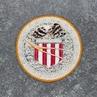 Original Mint Nasa Apollo Xvi  16  1971 Lion Brothers Cloth Back Hallmark Patch