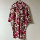 70s Towncraft Jcpenney Ukiyo-e Hawaiian Aloha Shirt Vintage Rayon Size M Red