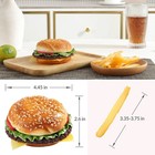 Artificial Hamburger   12 Artificial French Fries Realistic Fake Food For Displa