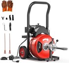 Garvee 100ft 3 4 Inch Drain Cleaning Machine 750w Electric Sewer Snake