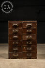 Vintage 12 Drawer Watchmaker s Cabinet