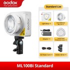 Godox Ml100bi 120w Portable Led Video Cob Light 2800k-6500k App High Brightness 