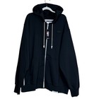 Nike Hornets Full-zip Hoodie Standard Issue Jordan Mens Xxl-tall Black
