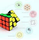 3x3x3 Ultra Fast Speed Cube Magic Twist Puzzle Fidget Cube Brain Teasers