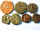 Lot Of 7- Quality Byzantine Bronze Follis- Half Follis - 350-1453 Ad-ancient B33