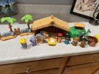Fisher Price Little People Lot  Nativity Manger Set With 9 Animals And People 