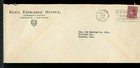 King Edward Hotel 1945 Back Advertising Cover Canada