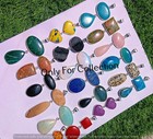 925 Sterling Silver Plated Labradorite   Mix Gemstone Rare Bezel Pendant Lot