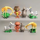 Movie Madagascar Animal Figures Lion Zebra Giraffe Model Toy Dolls Kids Gift