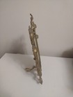 Vintage Victorian Brass Gold Tone Ornate Easel-style Picture Frame Read Descript