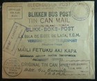 1938 Niuafoou Tonga Toga Tin Can Canoe Mail Cover To Reedley Ca Usa