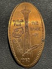 1962 World   s Fair Seattle The Space Age Cu Elongated Penny  041902
