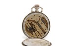 Antique Swiss Pocket Watch   Early 1900s 0 800 Silver Case   15 Jewel Lever