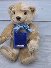 Vtg Steiff Original 0245 40 Mohair Teddy Bear Beige Ear Button tag Passport 2855