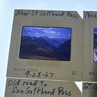 Lot Of 4 Vintage 1967 Ektachrome Slides St Gotthard Pass Switzerland Alps Oct 67