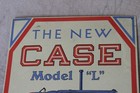 Vintage Case Model L Tractors Metal Sign 1992