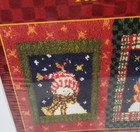 M c g  Textiles Latch Hook Kit Two Snowmen 24x36 Rug  37702 Wall Hanging Sealed