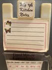 Vintage Refrigerator Magnets Lot Notes  Liquid Measurements Kitty Cats Place Set
