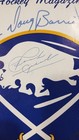1970-71 Buffalo Sabres 1st Year Program Signed Punch Imlach Roger Crozier Vs Tor