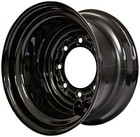 Fits Cat 246c Skid Steer - Gloss Black Bolt Hole Rim wheel For 12-16 5 Skid Stee