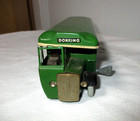 Vintage 1940s-50s Minic Tin Wind Up Green Line Bus