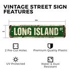Long Island Vintage Style Street Sign Plastic Metal Road Sign Li Lic Ny New York