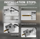 Kit De 19 Brocas De Corona De Carburo  1 2  A 2-1 8   Para Metal - Brocas De Cor
