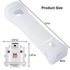 2 Pack Wii Motion Plus Adapter Sensor W  Silicon Case For Wii Remote Controller