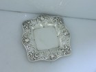 Sterling Silver Gorham Butter Pat Dish Floral Rose Scroll No 323  no Mono   69ea