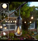 Hampton Bay 24-light 48 Ft  Indoor outdoor String Light With S14 Single Filament