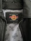 Hard Rock Cafe Chicago - Leather Black Bomber Jacket -xl