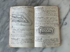 Antique Austro-hungarian Military Field Notebook Wwi Fort Diagram Chemistry
