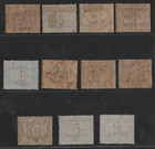 Italy Somalia 1905 Postage Dues Scott  j1-j11 Complete Set Of 11 Stamps