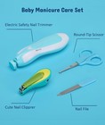 Baby Healthcare And Grooming Kit  Electric Safety Nail Trimmer Baby Nursery Kit