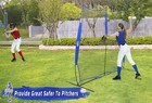 Kapler L Screen Baseball Softball Pitching Protection Net - 7x7ft Softball Ba   