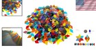 Diamond-shaped Transparent Glass Mosaic Tiles - Assorted Colors  17oz Collection