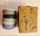 Elk And Friends Stainless Steel Bowls   Silicone Sleeve And Storage Lids