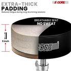 5core Drum Throne 5  Guitar Stool Swivel Adjustable 310lbs Capacity W Velvet Top