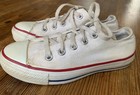 Vintage Converse All Star Hi Top Oxford Shoe Made In Usa Size Youth 3  Women s 5