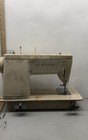 Singer Stylist 533 Sewing Machine Beige Vintage Made In Great Britain