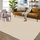 Washable Area Rugs Modern Solid Rug Low Pile Non Slip Carpet 8 x10 